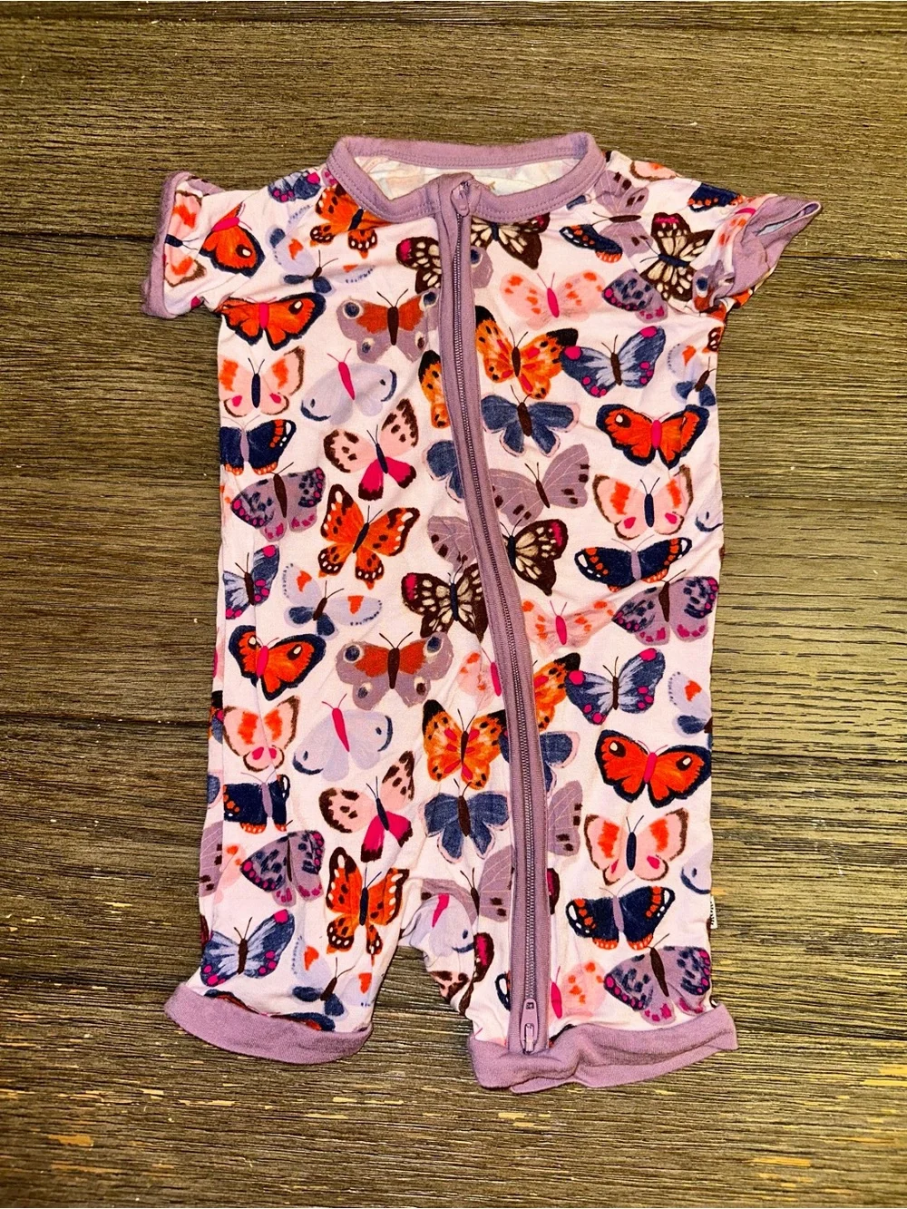 Little Sleepies “Butterfly Kisses” Shorty - Size 6-12 Months